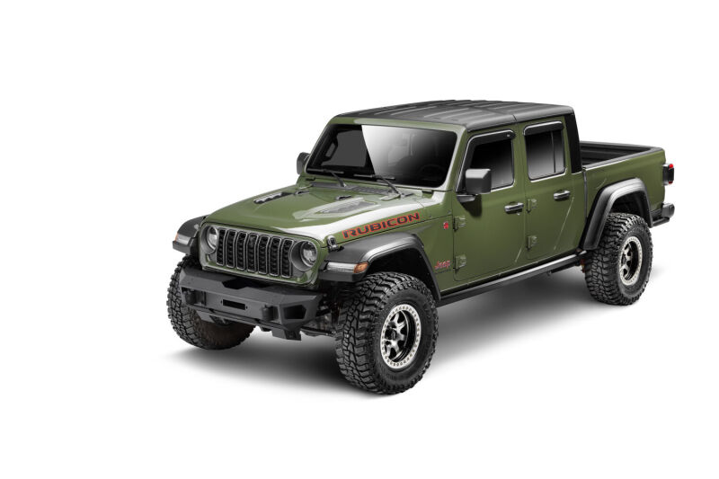 Jeep Wrangler Bumper - Front - Go Rhino - Trailline Stubby - Textured Black - `18-`26